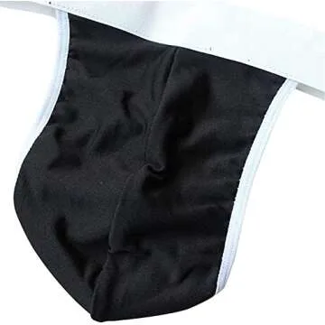 Walang Lip Funny Men's Thong Bodysuit for Parties and Fun