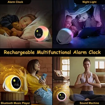 Kids Sunrise Alarm Clock - Wake & Sleep Features
