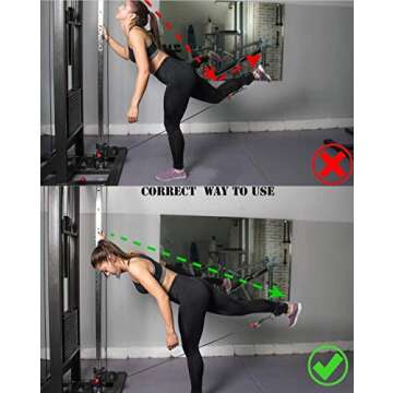 Jayefo Ankle Strap for Comfortable Cable Machine Workouts