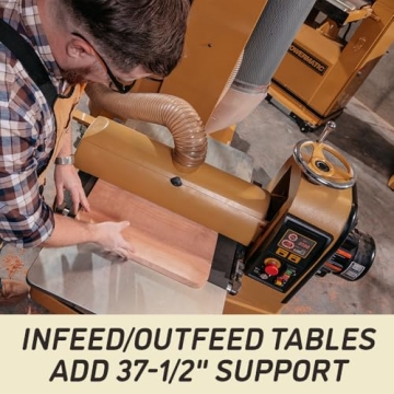 Powermatic 22-Inch Drum Sander Designed for Precision