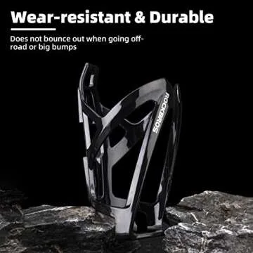 ROCKBROS Bike Water Bottle Holder Ultra-Light Bicycle Bottle Cages with Screws Tool, Universal Bike Cup Holder for Road MTB Mountain Bikes Cycling Accessories（2 Pack）