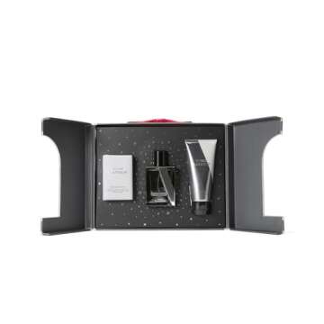 Victoria's Secret Platinum 3 Piece Luxe Fragrance Gift Set: 1.7 oz. Cologne, Travel Lotion, & Body B...