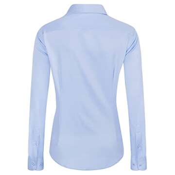 Versatile J.VER Womens Button Down Shirt - Perfect for Work and Casual Wear