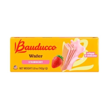 Indulge in Bauducco Strawberry Wafers