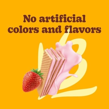 Indulge in Bauducco Strawberry Wafers