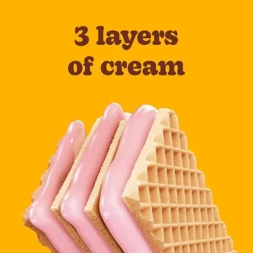 Indulge in Bauducco Strawberry Wafers