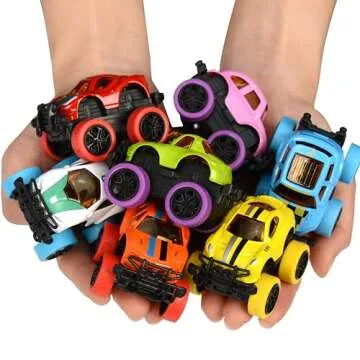 Neureyte 16 Pack Mini Monster Truck Set for Kids