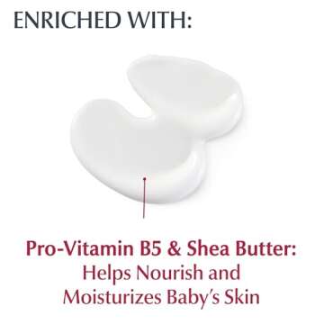 Eucerin Baby Body Lotion, Hypoallergenic and Fragrance Free Baby Lotion, Baby Moisturizer with Pro-Vitamin B5 and Shea Butter, 13.5 Fl Oz Bottle