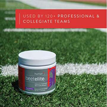 humanN BeetElite Pre Workout Powder for Men & Women - Ultra High Purity Beet Root Powder for Energy & Stamina - Caffeine Free, Creatine Free, Vegan Nitric Oxide Supplement - Black Cherry, 7.1 oz