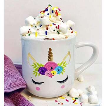 Magic Unicorn Ceramic Coffee Mug for Tea and Coffee