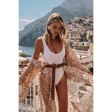 PRETTYGARDEN One Piece U Neck Swimsuit for Women