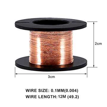 5pcs Enameled Copper Wire - 12m Length for Repair and Soldering