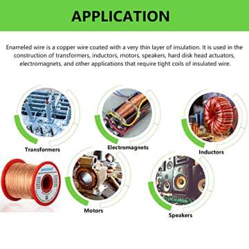 Enameled Copper Wire - 0.1mm Thickness, 12m Length