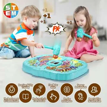 Dinosaur Toys for Kids: Whack A Mole Fun & Learning