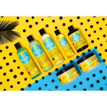 Curls Blueberry Bliss Hair Growth Oil - 4 oz, Repair and Restore Damaged Hair, Moisturizes and Softens, for Wavy, Curly, and Coily Hair Types