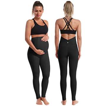 BUBBLELIME Maternity Leggings for Comfort & Style