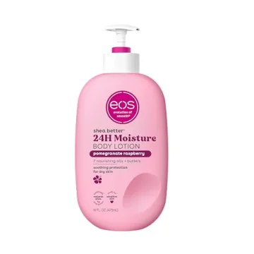 eos Shea Better Body Lotion - Pomegranate Raspberry, 24-Hour Moisture Skin Care, Lightweight & Non-G...