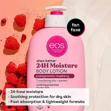 eos Shea Better Body Lotion - Pomegranate Raspberry 24-Hour Moisture