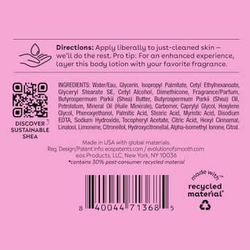 eos Shea Better Body Lotion - Pomegranate Raspberry 24-Hour Moisture