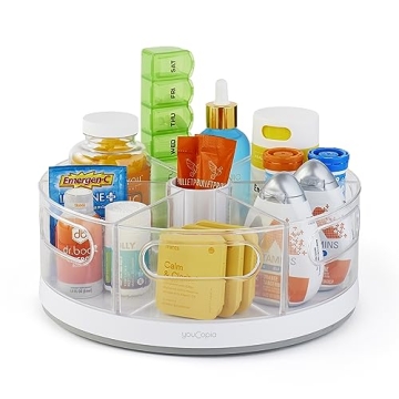 YouCopia Crazy Susan Lazy Susan Organizer for Storage