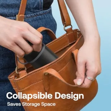 Bitvae P1 Water Dental Flosser, Travel Water Teeth Picks, Cordless Mini Water Dental Flossers with Telescopic Water Tank, IPX7 Waterproof Water Cleaner Picks, Brace & Sensitive Teeth Care, Black