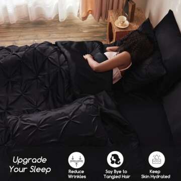 MR&HM Satin Comforter Queen 7 Pieces for Luxurious Sleep