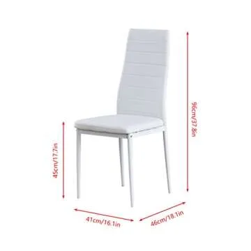 RVEE 3 Pieces Grey Dining Table Set with 2 Chairs