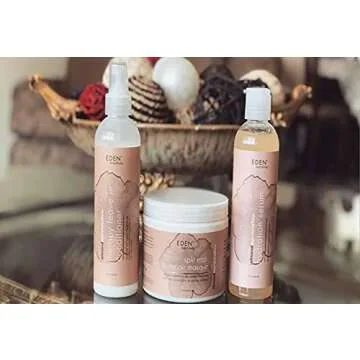 EDEN BodyWorks Almond Marshmallow Hydration Serum | 8 oz | Define Curls, Protect, Add Shine & Smooth Hair