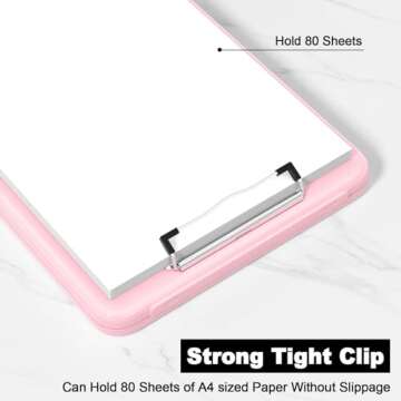 Hongri Clipboard with Storage - Perfect for Nurses & Students