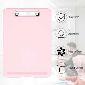 Hongri Clipboard with Storage - Perfect for Nurses & Students