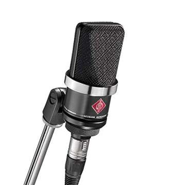 Neumann TLM 102 Black Microphone Bundle with 20-foot XLR Cable & Pop Filter (3 Items)