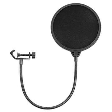 Neumann TLM 102 Black Microphone Bundle with 20-foot XLR Cable & Pop Filter (3 Items)