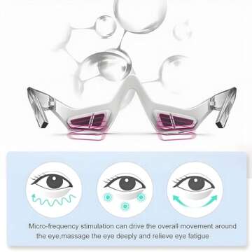 Under Eyes Red Light Therapy Massager Glasses for All