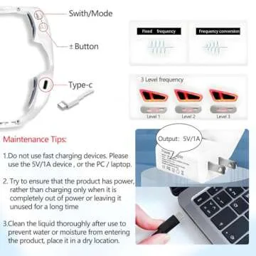 Under Eyes Red Light Therapy Massager Glasses for All