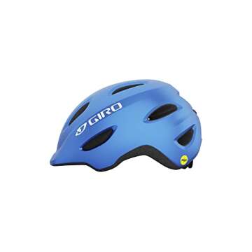 Giro Scamp MIPS Youth Recreational Cycling Helmet - Matte Ano Blue, X-Small (45-49 cm)