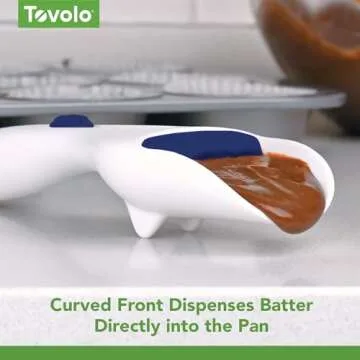 Tovolo Cupcake Scoop - Handy Batter Dispenser for Baking