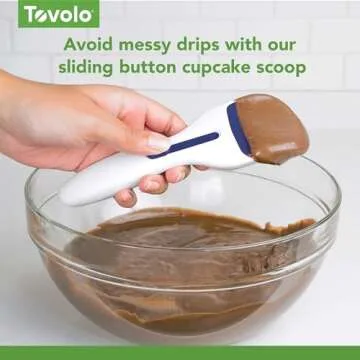 Tovolo Cupcake Scoop - Handy Batter Dispenser for Baking
