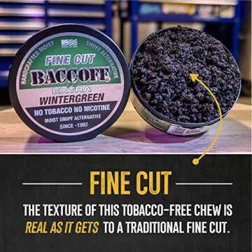 BaccOff Extra Wintergreen - Premium Tobacco-Free Snuff