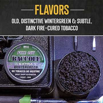 BaccOff Extra Wintergreen - Premium Tobacco-Free Snuff