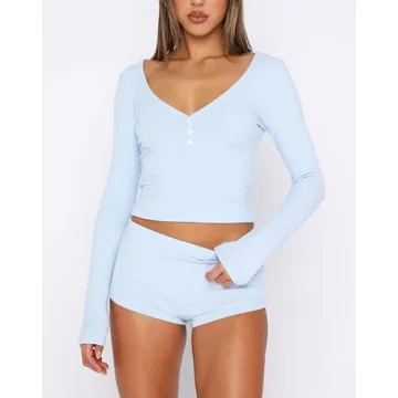 Stylish Y2K 2 Piece Women’s Outfit Set - Trendy Fashion