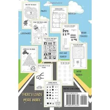 Road Trip Activity Book For Kids Ages 8-12: Perfect For Road Trips And Family Vacation Fun (Pocket E...