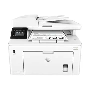 HP LaserJet Pro MFP M227fdw Wireless Monochrome All-in-One Printer with built-in Ethernet & 2-sided ...