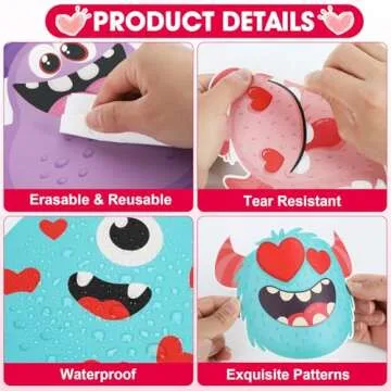 Valentine's Day Monster Bulletin Board Set for Classroom Fun