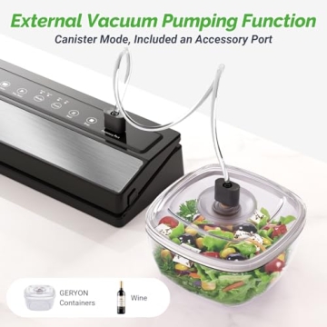 GERYON Vacuum Sealer for Easy Food Preservation