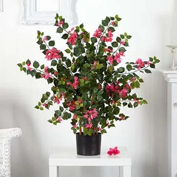 Nearly Natural Bougainvillea Artificial Tree