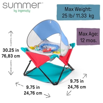 Summer Ingenuity Pop N Jump SE Portable Baby Activity Center