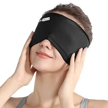 ComfiTECH Migraine Relief Hat for Headache & Eye Ice Pack Mask for Puffy Eyes