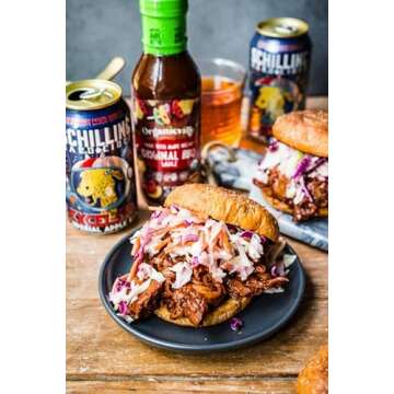 Organicville Original BBQ Sauce - Barbeque Sauce, Sweet, Smoky Flavor, Gluten Free, Vegan, Organic, ...