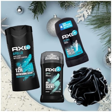 Christmas Gift Set for Men with Apollo Body Wash and Loofah