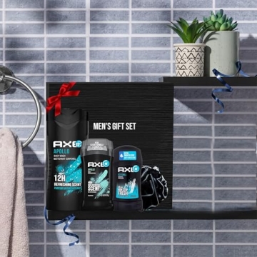 Christmas Gift Set for Men with Apollo Body Wash and Loofah